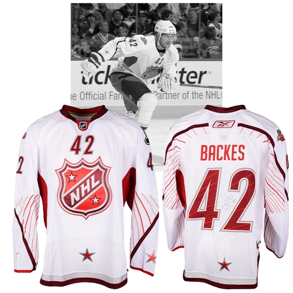 David Backes 2011 NHL All-Star Game "Team Staal" Signed Game-Worn Jersey with NHLPA LOA