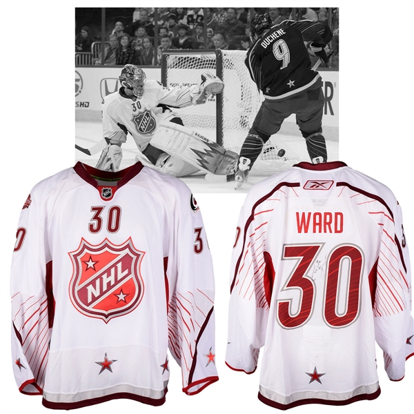 Cam Wards 2011 NHL All-Star Game "Team Staal" Signed Game-Worn Jersey with NHLPA LOA