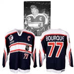Ray Bourques 2000 NHL All-Star Game North America All-Stars Signed Game-Worn Captains Jersey with NHLPA LOA