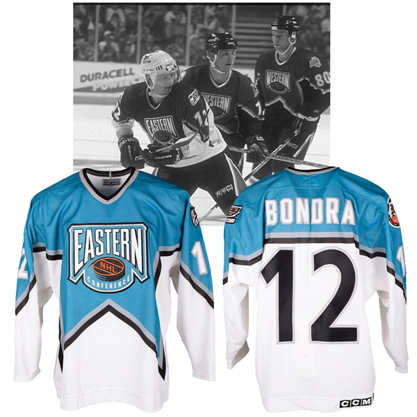 Peter Bondras 1996 NHL All-Star Game Eastern Conference Signed Game-Worn Jersey with NHLPA LOA