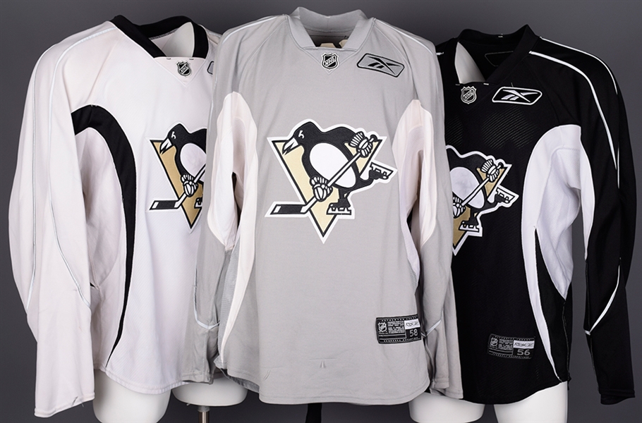Pittsburgh Penguins 2000s Practice-Worn Jersey Collection of 3