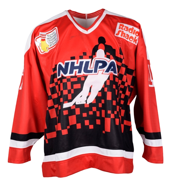 Keith Tkachuks 1994 NHLPA 4-on-4 Challenge Team USA Game-Worn Jersey with NHLPA LOA