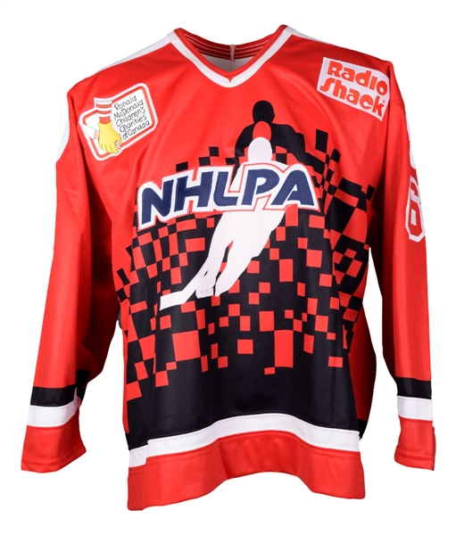 Pat LaFontaines 1994 NHLPA 4-on-4 Challenge Team USA Game-Worn Jersey with NHLPA LOA