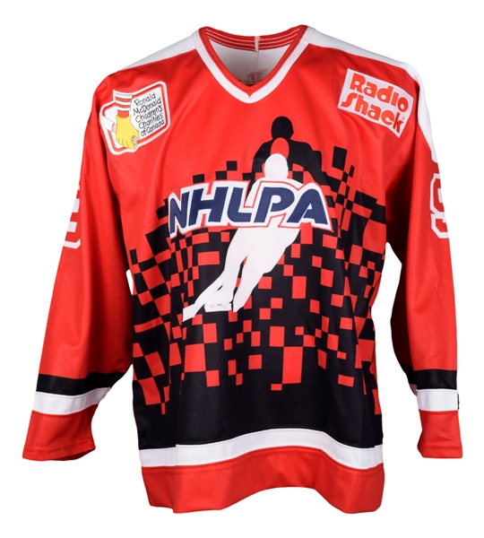 Mike Modanos 1994 NHLPA 4-on-4 Challenge Team USA Game-Worn Jersey with NHLPA LOA
