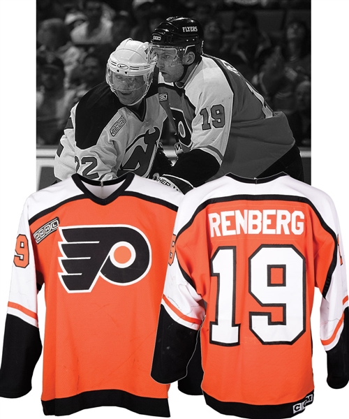 Mikael Renbergs 1999-2000 Philadelphia Flyers Game-Worn Jersey with LOA - Photo-Matched!