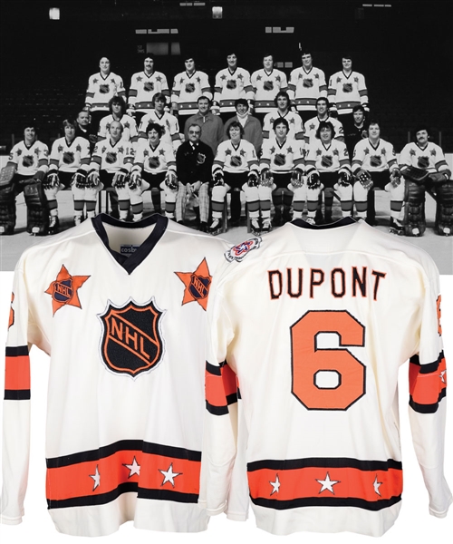 Andre "Moose" Duponts 1976 NHL All-Star Game Campbell Conference Game-Worn Jersey with His Signed LOA