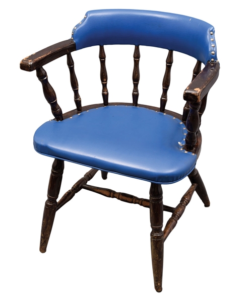 Original Maple Leaf Gardens "Hot Stove Club" Chair with LOA