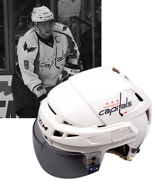Alexander Ovechkins 2009-10 Washington Capitals Game-Worn Helmet with LOA