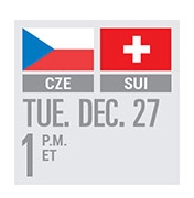 Bell Centre Loge for Tuesday December 27th 2016 Czech Republic vs Switzerland (1:00 PM) (12 Tickets)