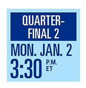 Bell Centre Loge for Monday January 2nd 2017 Quarter-Final 2 (3:30 PM) (12 Tickets)