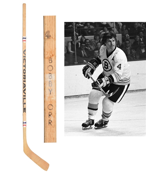 Bobby Orr Mid-1970s Boston Bruins Victoriaville Game-Issued Stick