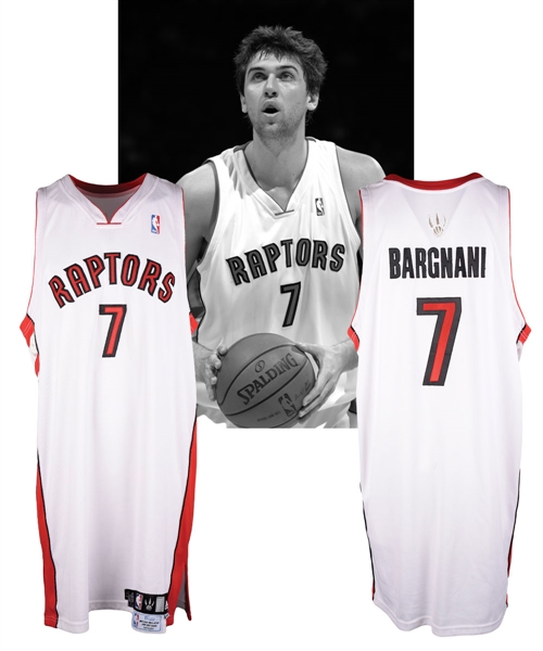 Andrea Bargnanis 2006-07 Toronto Raptors Game-Worn Jersey with LOA