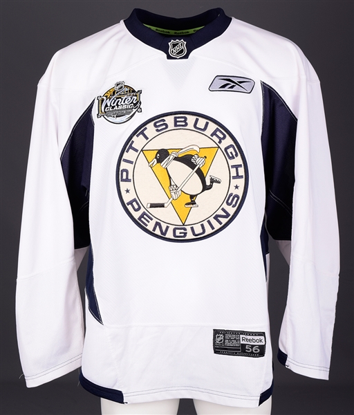 Deryk Engellands 2011 NHL Winter Classic Pittsburgh Penguins Practice-Worn Jersey