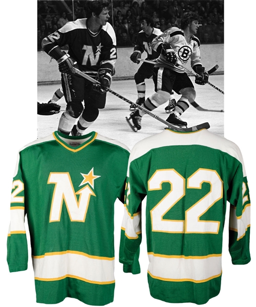 Dennis Hextalls 1973-74 Minnesota North Stars Game-Worn Jersey - Photo-Matched!