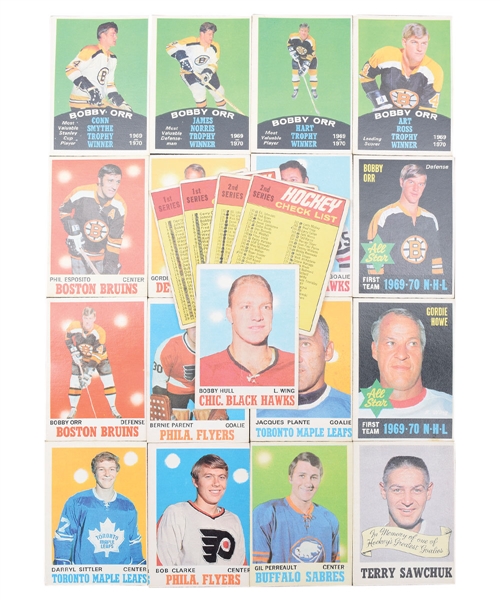 1970-71 O-Pee-Chee Hockey Near Complete Set (246/264)