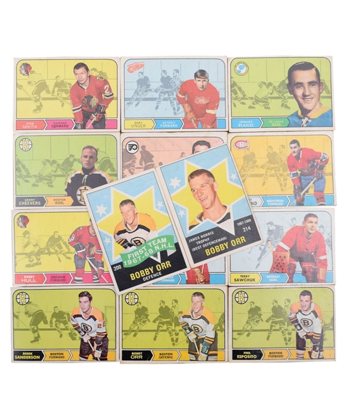 1968-69 O-Pee-Chee Hockey (181/216) and 1969-70 O-Pee-Chee Hockey (197/231) Starter Sets