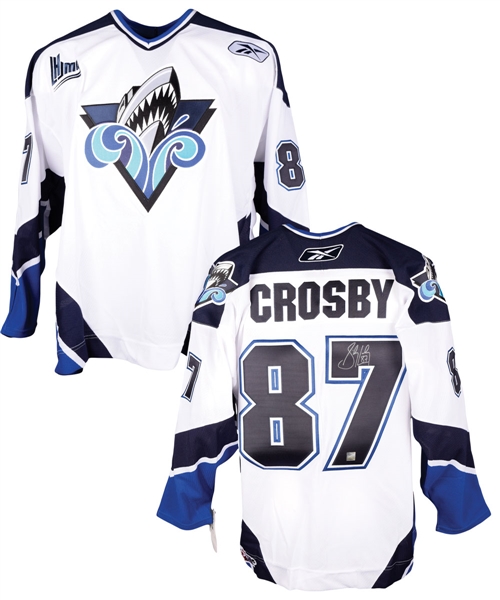Sidney Crosby Signed Rimouski Oceanic Jersey with COA