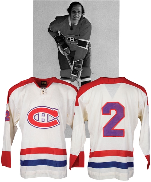 Montreal Canadians 1973-74 Scarce Maska Game Jersey Attributed to Jacques Laperriere