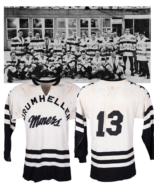 Drumheller Miners 1966-67 Team Canada Game-Worn Jersey