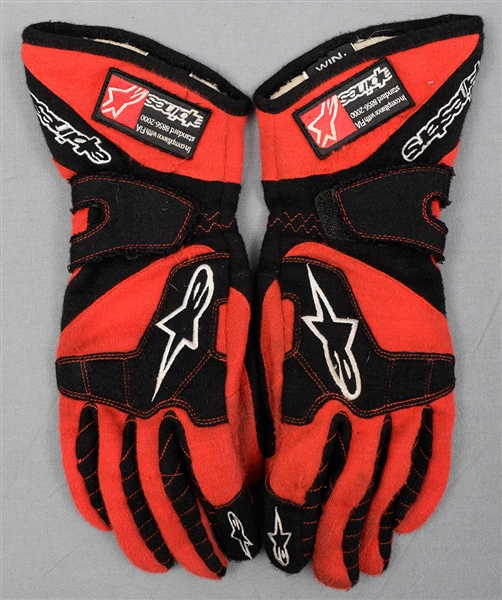 Sam Hornishs 2007 IndyCar Team Penske Race-Used Gloves