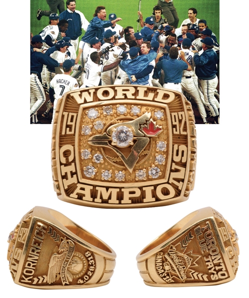 Toronto Blue Jays 1992 World Series Championship 14K Gold and Diamond Ring