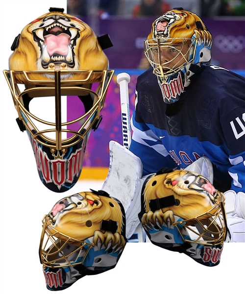 Tuuka Rasks 2014 Winter Olympics Team Finland Game Goalie Mask 