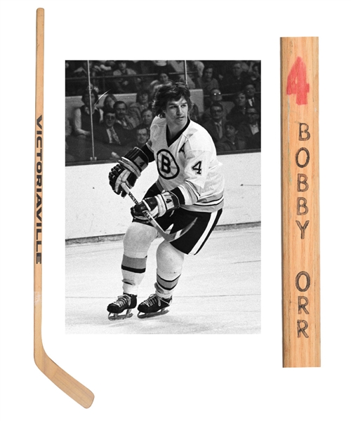 Bobby Orr Mid-1970s Boston Bruins Victoriaville Game-Issued Stick