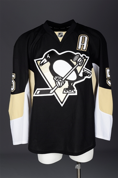 Philip Samuelssons 2013 Official Rookie Tournament Pittsburgh Penguins Game-Worn Alternate Captains Jersey