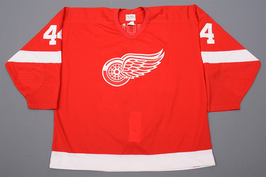 Gord Kruppkes 1993-94 Detroit Red Wings Game-Worn Jersey Plus Red Wings Game-Worn Pants and Socks (2 Pairs)