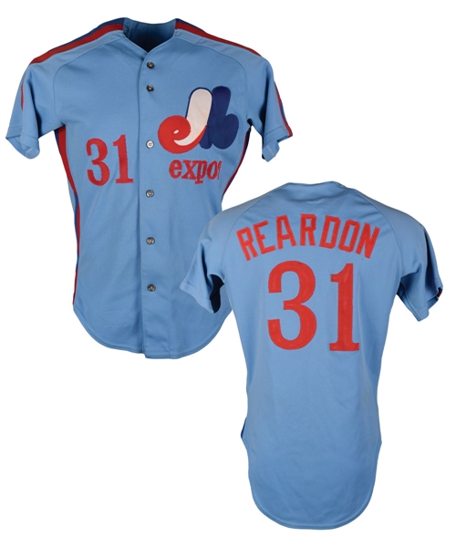 Jeff Reardons 1981 Montreal Expos Game-Worn Jersey