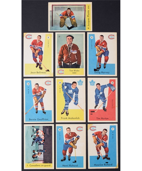 1959-60 Parkhurst Hockey Complete 50-Card Set