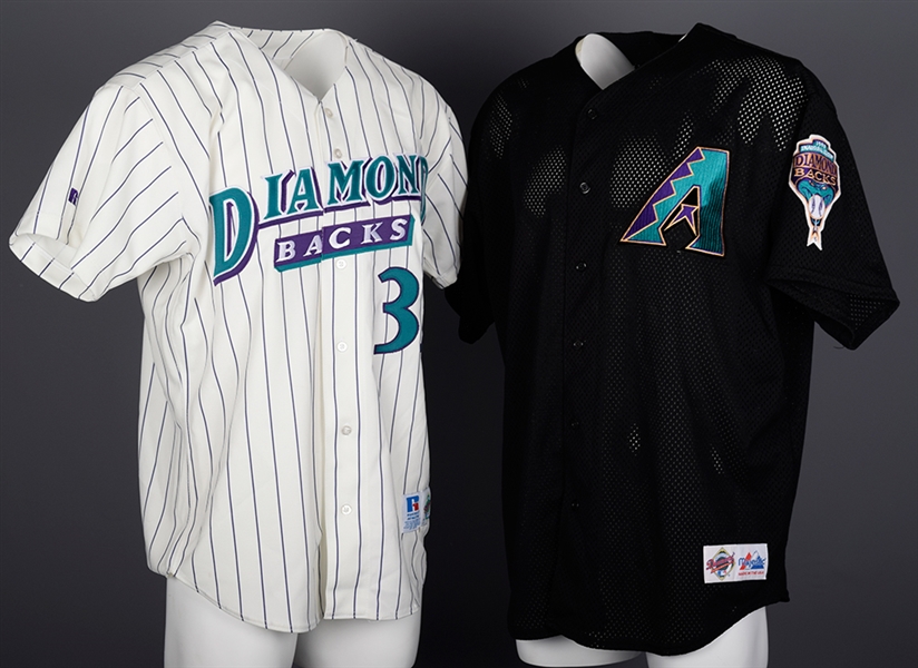 Jay Bells and Matt Williams (BP) 1998 Arizona Diamondbacks Inaugural Season Game-Worn Jerseys