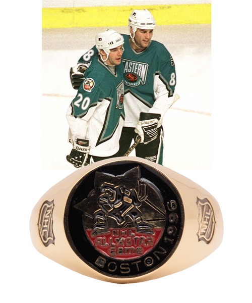 Eric Lindros 1996 NHL All-Star Game 14K Gold Ring