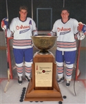 Eric Lindros 1990-91 Oshawa Generals "Transamerica Life Plus Minus Award" Trophy (21 ½”) 