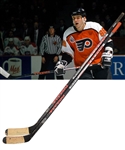 Eric Lindros 1992-93 Philadelphia Flyers Game-Used Rookie Season Titan Sticks (2)