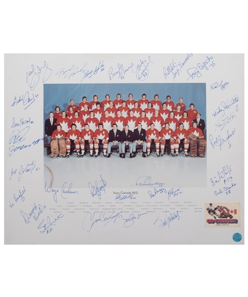 1972 Canada-Russia Series Team Canada Team-Signed Photo by 30 (16” x 20”) 