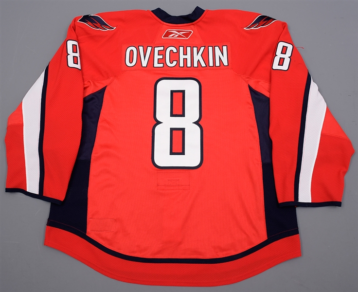 ovechkin game worn jersey