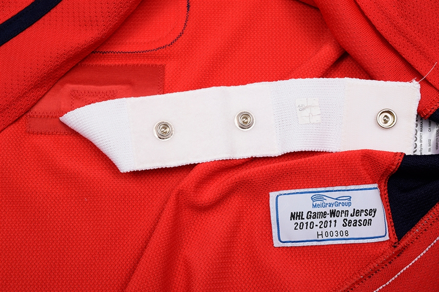 ovechkin game worn jersey