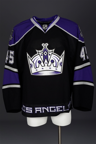 Jonathan Berniers 2010-11 Los Angeles Kings Game-Worn Jersey