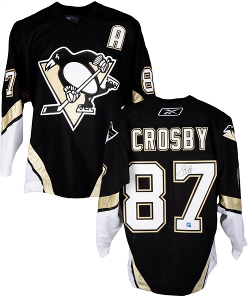 Sidney Crosby Signed 2005-06 Pittsburgh Penguins Rookie Year Jersey with COA