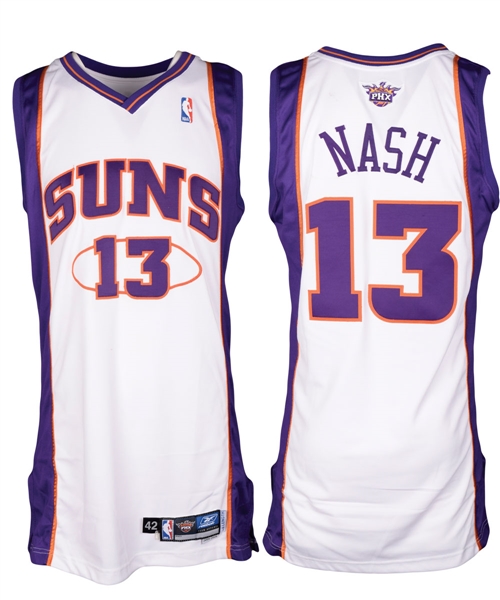 steve nash game worn jersey