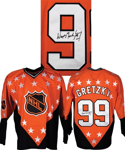 Wayne Gretzky Signed 1982 NHL All-Star Game Campbell Conference Vintage Pro Jersey