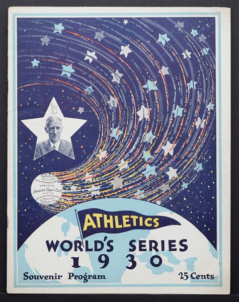 1930 World Series Program (Philadelphia) - Philadelphia Athletics vs St. Louis Cardinals