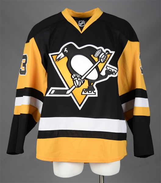Olli Maattas 2014-15 Pittsburgh Penguins Game-Worn Third Jersey with Team LOA - Photo-Matched!