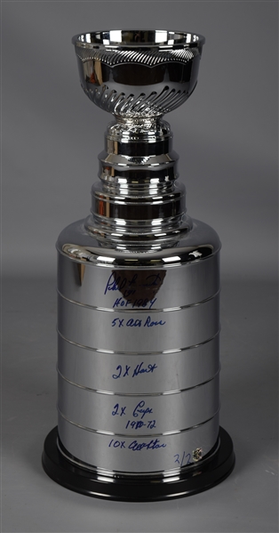 Phil Esposito Signed Limited-Edition Huge Stanley Cup Replica with Special Inscriptions (25")