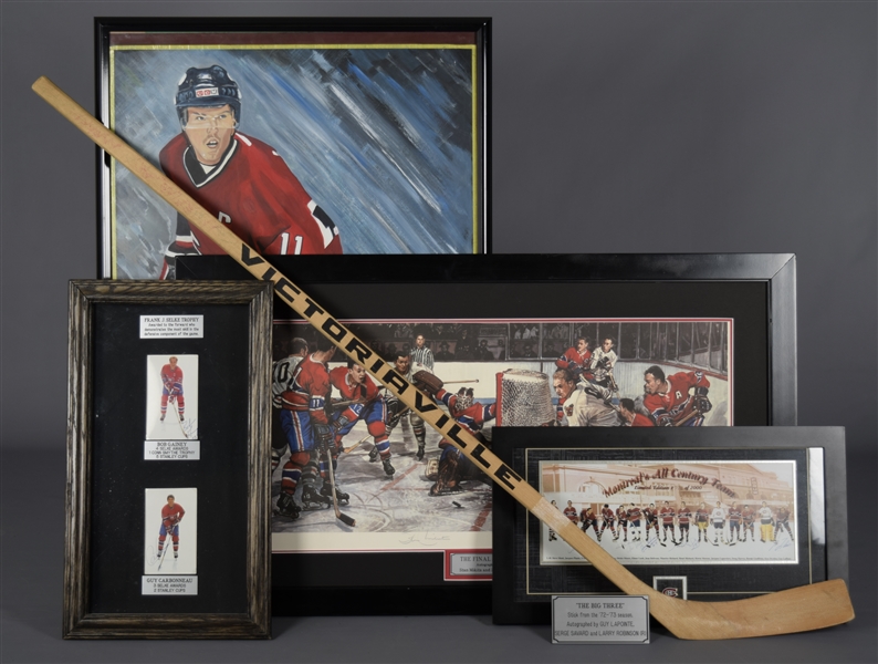Montreal Canadiens Autograph and Memorabilia Collection with Multi-Signed Pieces
