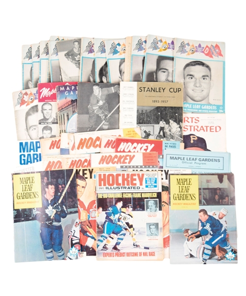 Maple Leaf Gardens / Toronto Maple Leafs and Others 1950s/1960s Program Collection of 20 Plus Other Publications (16)