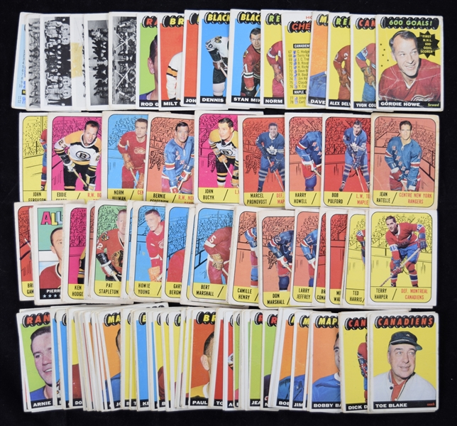 1965-66 Topps Hockey (104/121) and 1967-68 Topps Hockey (56/132) Starter Sets