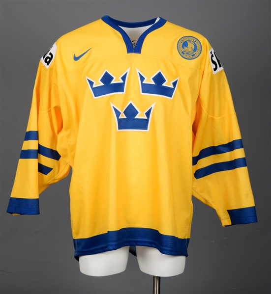 Klas Dahlbecks 2011 IIHF World Junior Championships Team Sweden Game-Worn Jersey