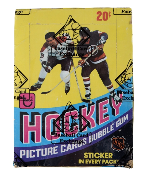 1978-79 Topps Hockey Wax Box (36 Unopened Packs) - BBCE Certified